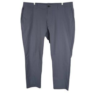 Public Rec Pants Mens Size 42 Gray Solid Polyester Office Career Work PT-2709